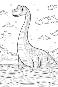 dinosaurio colorear