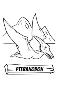 dinosaurio para colorear