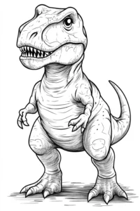dinosaurio para colorear