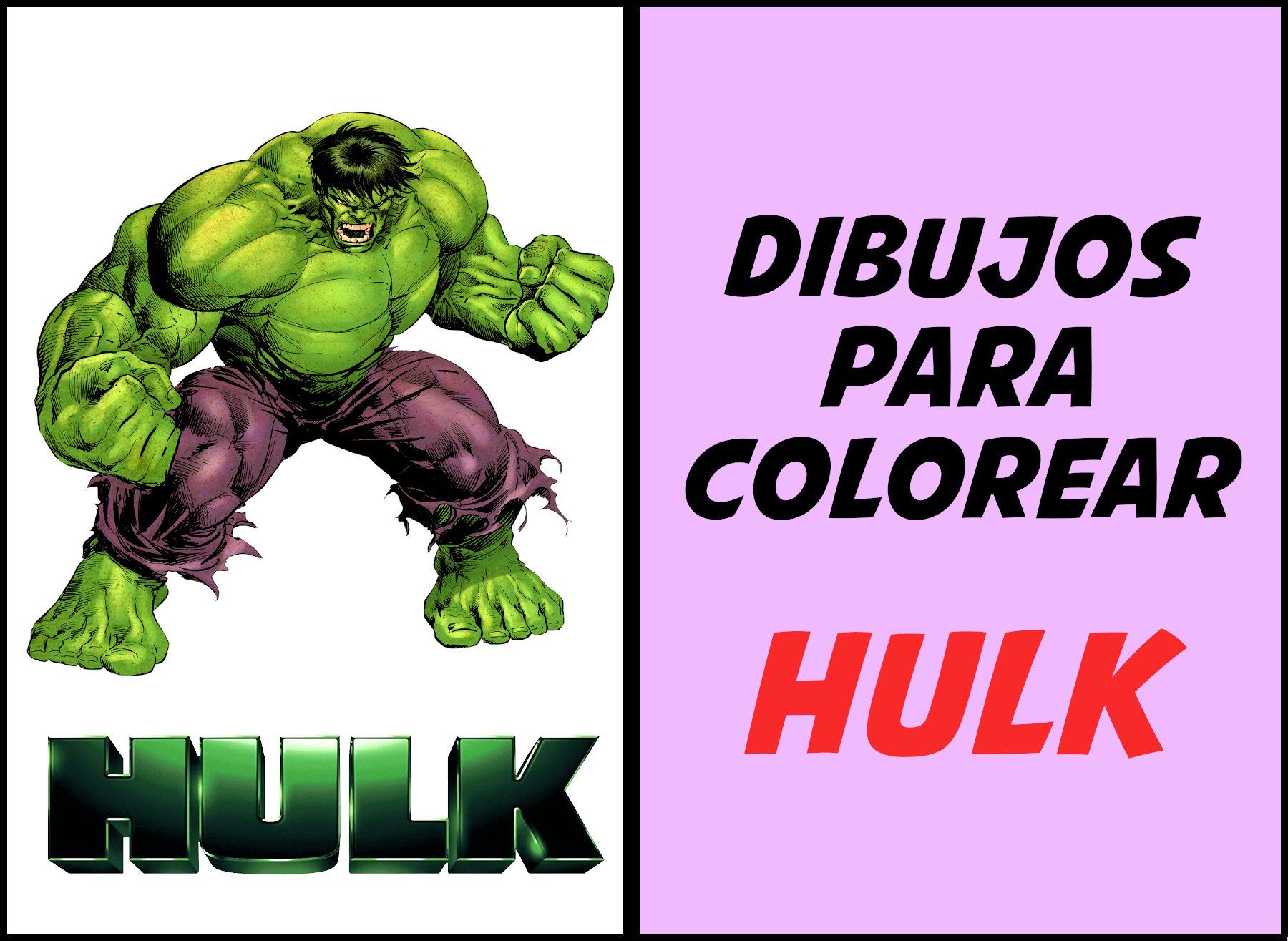 hulk dibujo