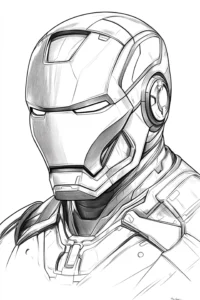 ironman dibujo