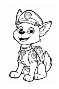 la patrulla canina para colorear