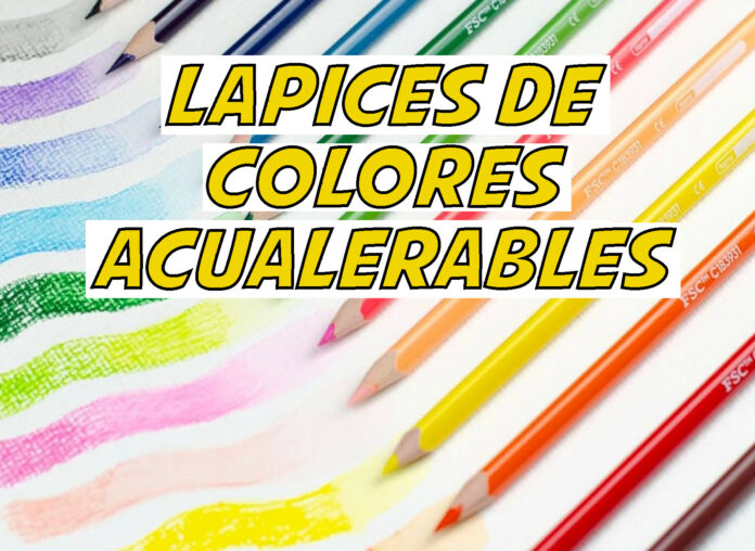 lapices de colores acuarelables