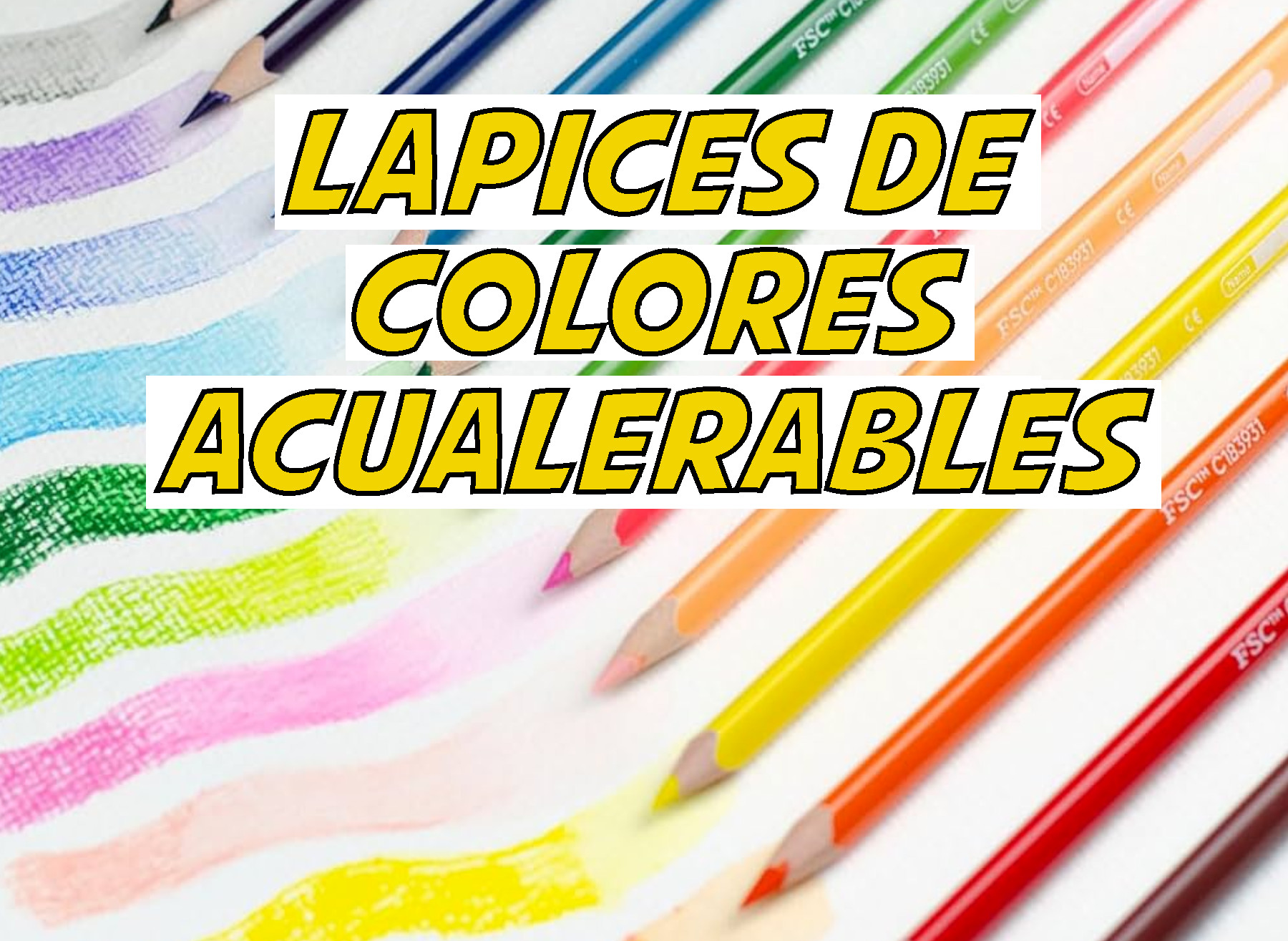lapices de colores acuarelables lapices de colores acuarelables