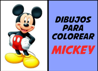 Dibujos de Mickey Mouse para Colorear mickey mouse dibujo