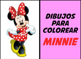Dibujos de Minnie para colorear minnie mouse dibujo
