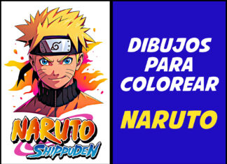 Naruto para Colorear : 30 Dibujos PDF y JPG naruto para colorear