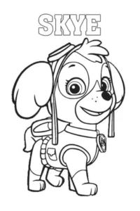 patrulla canina dibujo