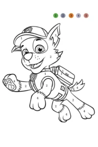 patrulla canina dibujos para colorear