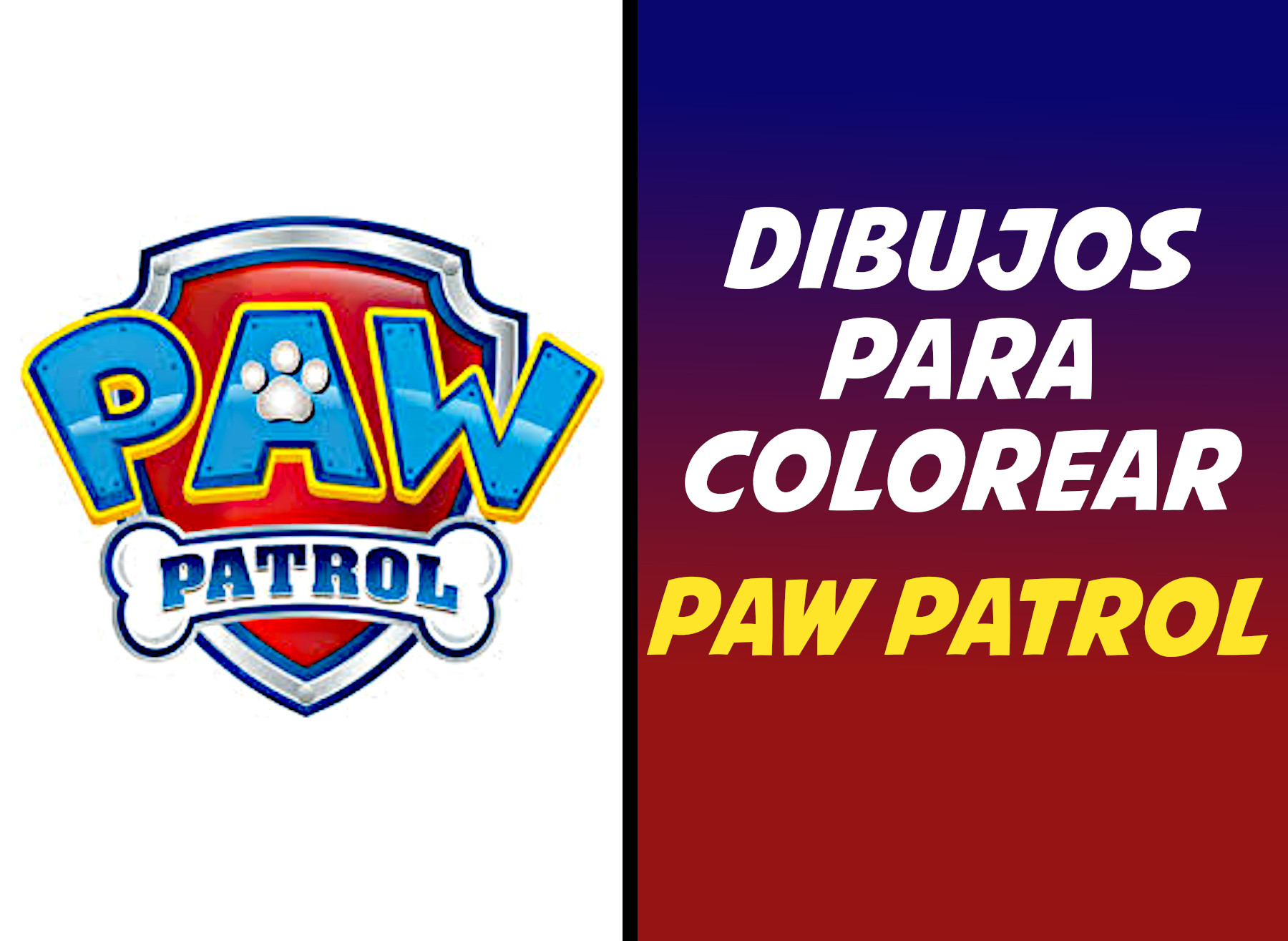 patrulla canina dibujos