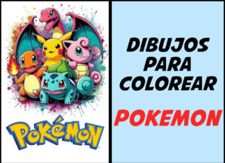 Dibujos Pokemon para colorear (PDF y JPG) pokemon para colorear