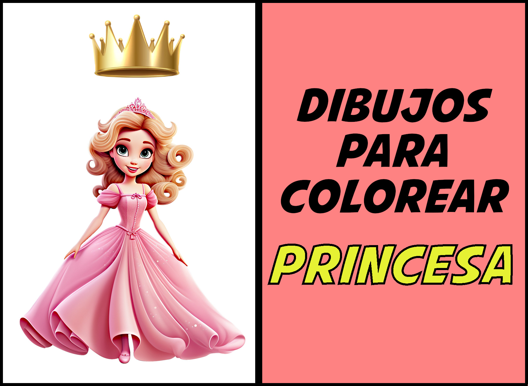 princesas para colorear