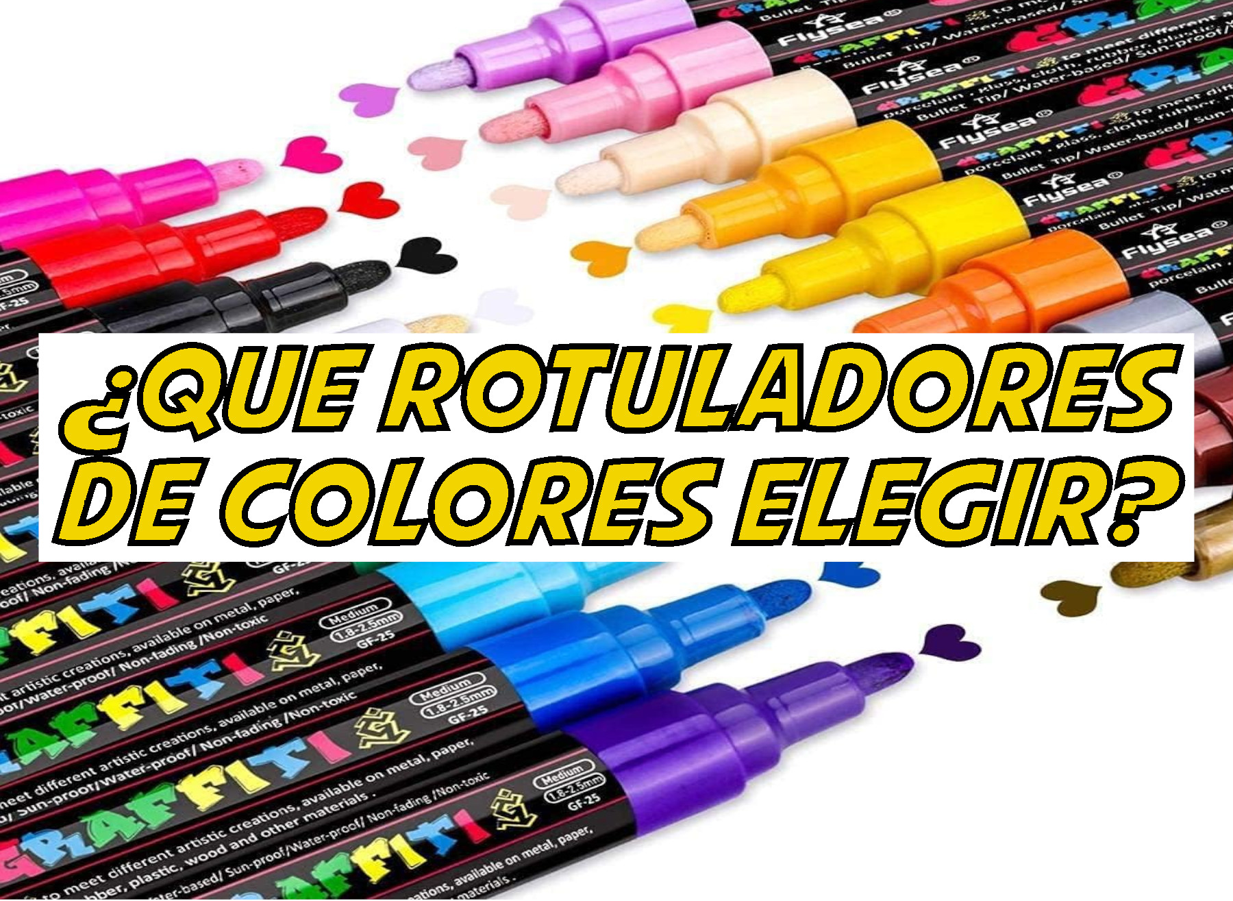 rotuladores de colores