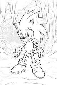 sonic dibujos para colorear