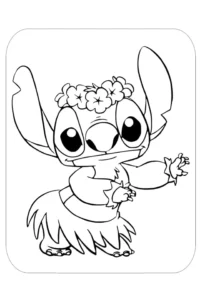 stitch para colorear e imprimir