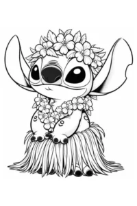 stitch rosa dibujo
