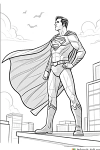 super heroes para colorear
