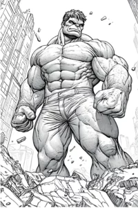 super heroes para colorear