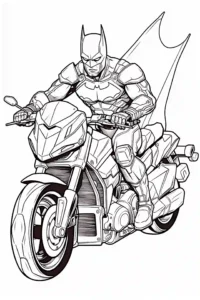 superheroes dibujo para colorear