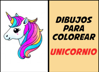 Dibujos de Unicornios para Colorear unicornio dibujo