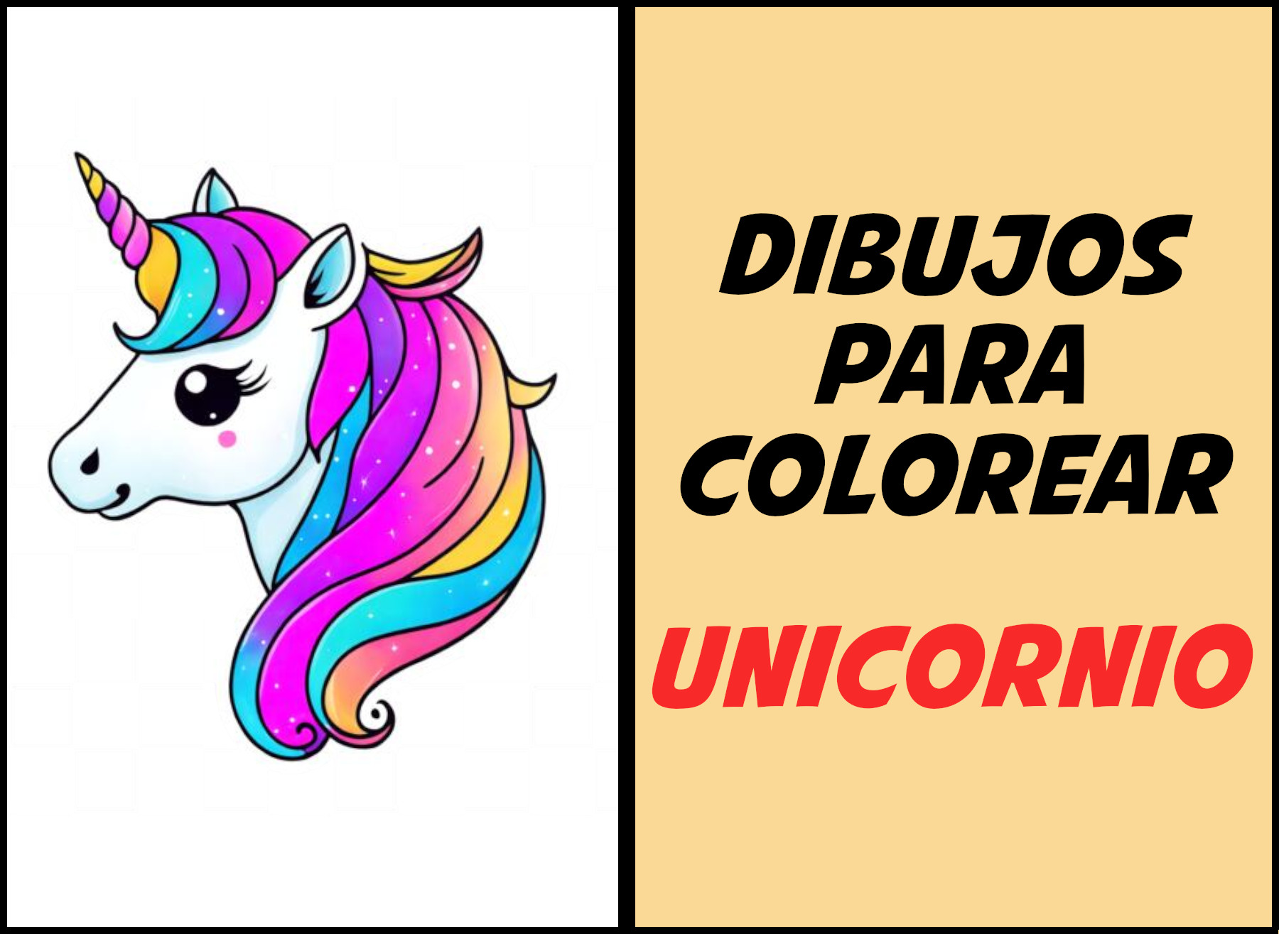 unicornio dibujo