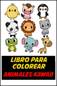 animales kawaii para colorear