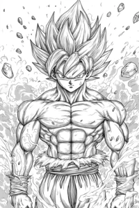 dibujos manga para colorear