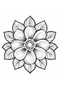 mandala para colorear