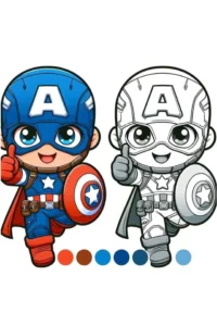 capitan america dibujos
