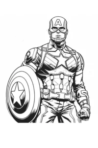 capitan america dibujos