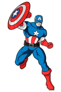 captain america dibujos