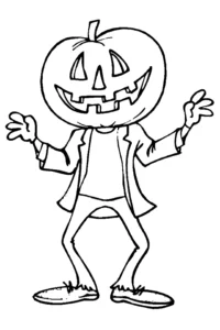 dibujo calabaza halloween