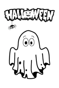 dibujo colorear halloween