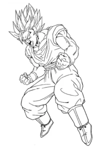 dibujo de goku