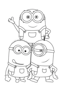 dibujo de minion