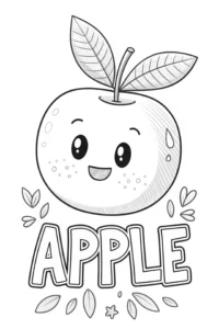 dibujo kawaii para colorear