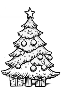 dibujo navidad colorear