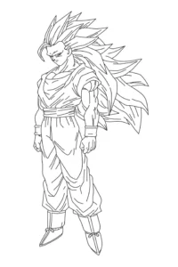 dibujo son goku
