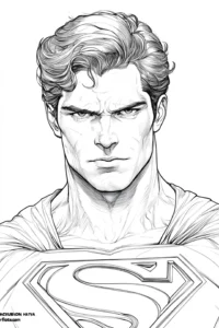 dibujo superman
