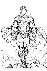 dibujo superman