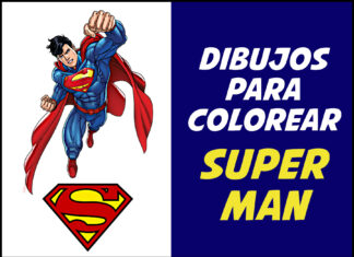 Dibujos de Superman para Colorear dibujo superman