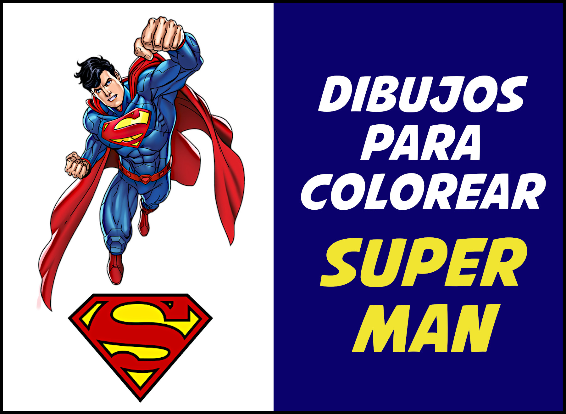 dibujo superman