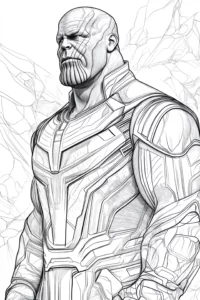 dibujo thanos