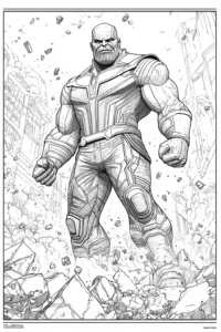 dibujo thanos