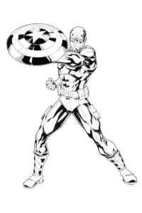 dibujos capitan america