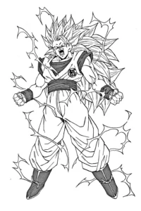 dibujos de goku ultra instinto