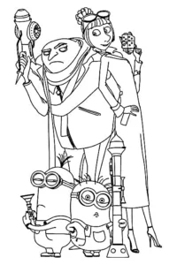 dibujos de minions