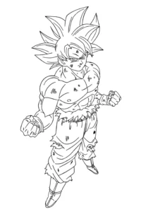 dibujos de son goku