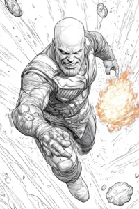 dibujos de thanos