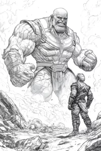 dibujos de thanos